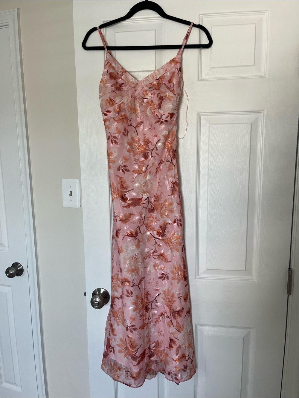 NWT FortunateOne Pink Floral Slip Dress size XS